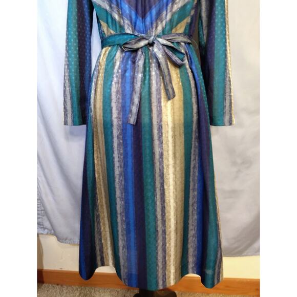 Vintage Better Half Striped Belted Dress - Picture 3 of 10